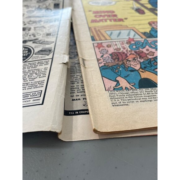 Archie Series Life With Archie #109 May 1971 Spring Fever Comic Bagged Boarded - Picture 5 of 6